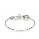 PIN BANGLE SILVER