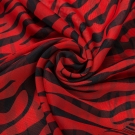 Voile de Soie Red Zebra Véra