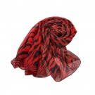 Voile de Soie Red Zebra Véra